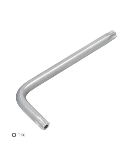 Llave Torx Inviolable Standar Acero Cromo Vanadio Profesional T50 mm. Llave Estrella, Llave Allen Estrella