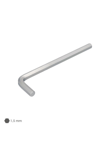 Llave Allen Larga Acero Cromo Vanadio Profesional 1,5 mm. Llave Hexagonal, Llave Allen Taller Mecanica, Llave Allen Bricolaje