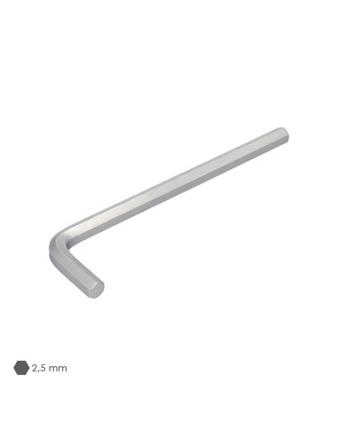 Llave Allen Larga Acero Cromo Vanadio Profesional 2,5 mm. Llave Hexagonal, Llave Allen Taller Mecanica, Llave Allen Bricolaje