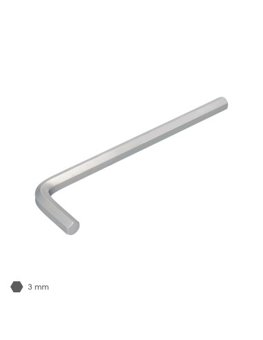 Llave Allen Larga Acero Cromo Vanadio Profesional 3,0 mm. Llave Hexagonal, Llave Allen Taller Mecanica, Llave Allen Bricolaje