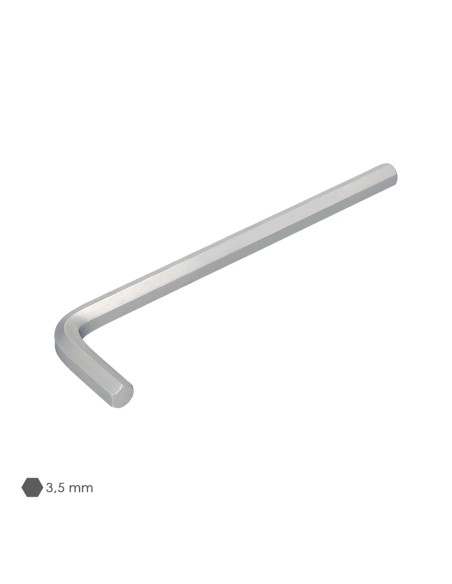 Llave Allen Larga Acero Cromo Vanadio Profesional 3,5 mm. Llave Hexagonal, Llave Allen Taller Mecanica, Llave Allen Bricolaje