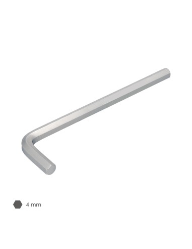 Llave Allen Larga Acero Cromo Vanadio Profesional 4,0 mm. Llave Hexagonal, Llave Allen Taller Mecanica, Llave Allen Bricolaje
