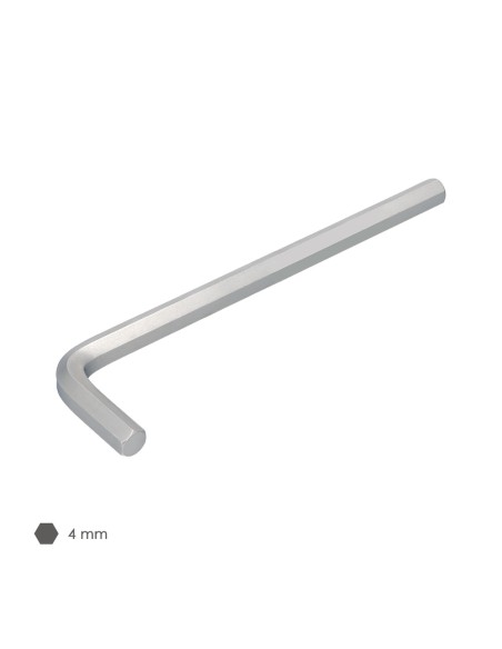 Llave Allen Larga Acero Cromo Vanadio Profesional 4,0 mm. Llave Hexagonal, Llave Allen Taller Mecanica, Llave Allen Bricolaje