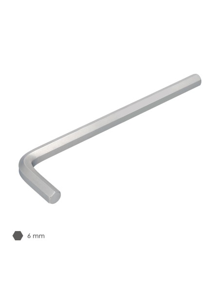 Llave Allen Larga Acero Cromo Vanadio Profesional 6,0 mm. Llave Hexagonal, Llave Allen Taller Mecanica, Llave Allen Bricolaje