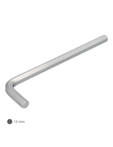 Llave Allen Larga Acero Cromo Vanadio Profesional 12,0 mm. Llave Hexagonal, Llave Allen Taller Mecanica, Llave Allen Bricolaje