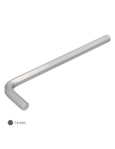 Llave Allen Larga Acero Cromo Vanadio Profesional 14,0 mm. Llave Hexagonal, Llave Allen Taller Mecanica, Llave Allen Bricolaje