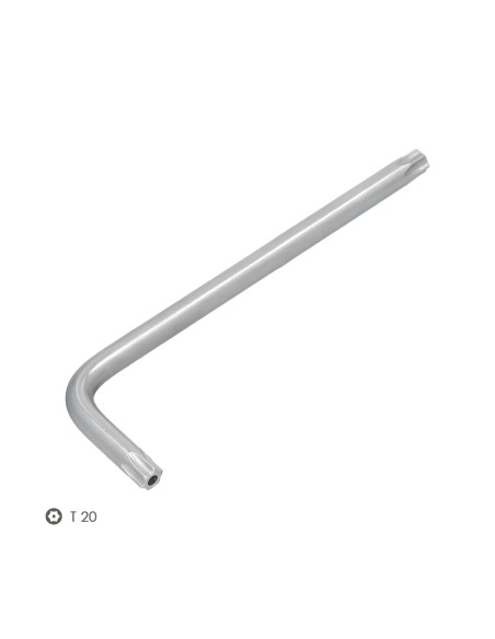 Llave Torx Inviolable Larga Acero Cromo Vanadio Profesional T20 mm. Llave Estrella, Llave Allen Estrella