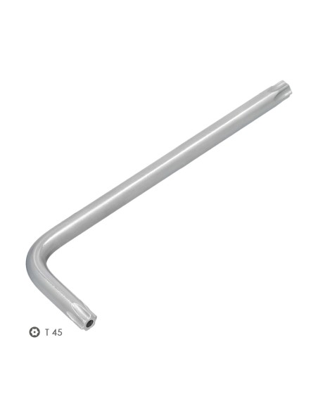 Llave Torx Inviolable Larga Acero Cromo Vanadio Profesional T45 mm. Llave Estrella, Llave Allen Estrella