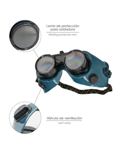 Gafas Soldador Con Lentes Abatibles EN175