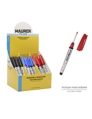 Expositor Marcador Punta Larga 24 Piezas