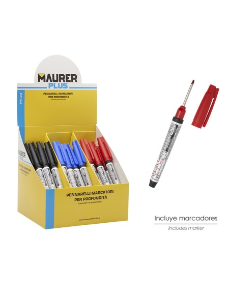 Expositor Marcador Punta Larga 24 Piezas