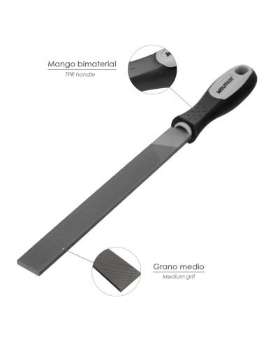 Lima Con Mango Paralela Entrefina 4"