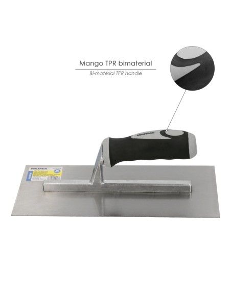 Llana Profesional Mango Polipropileno Lisa 280x120 mm.
