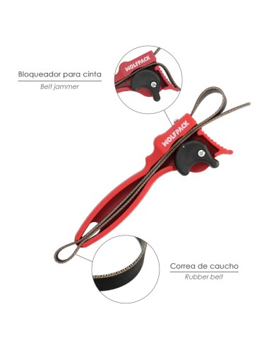 Llave Cinta Abretodo Ø 5 A Ø 16 cm. cinta Caucho Reforzado. Llave Filtros, Llave Tubos, Llave Tuberias, Llave Tapas,