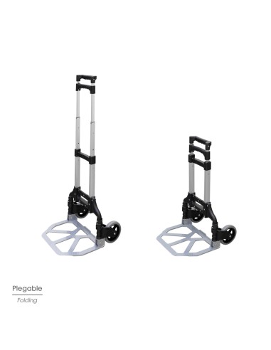 Carretilla Plegable Aluminio Portatil 60 kg.