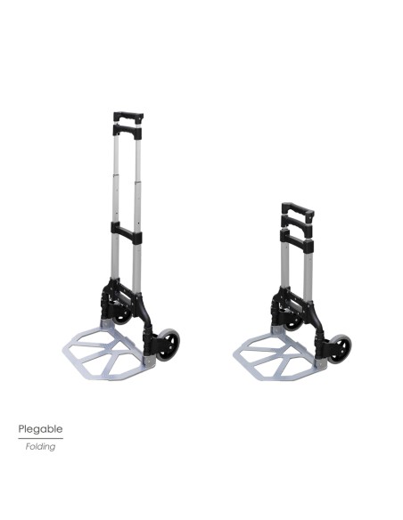 Carretilla Plegable Aluminio Portatil 60 kg.