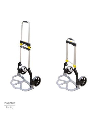 Carretilla Plegable Aluminio Portatil 80 kg.