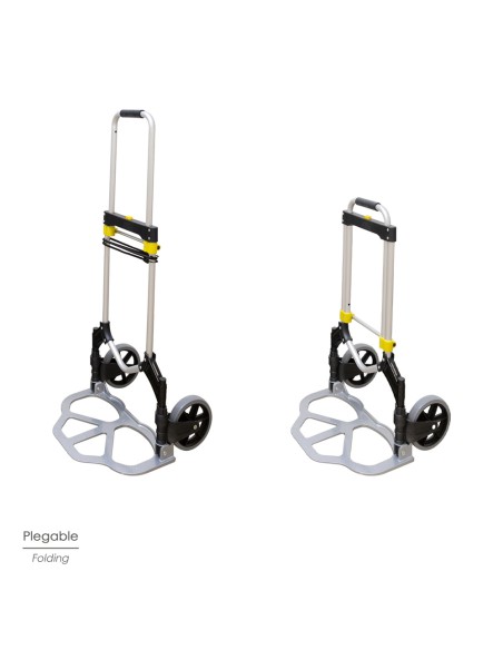 Carretilla Plegable Aluminio Portatil 80 kg.