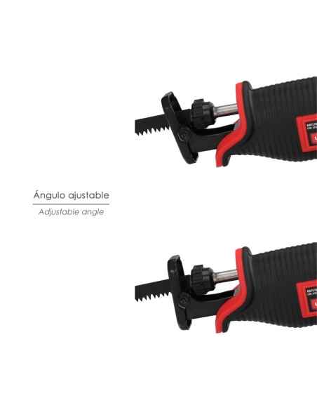 Sierra De Sable 20 V. Bateria 4 Ah. Cambio Rapido de Hoja. Madera 100 mm. / Acero 6 mm.