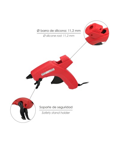Pistola Termocolante Wolfpack-IDE 80 w. / 11,5 mm Profesional