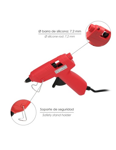 Pistola Termocolante Wolfpack- IDE 10w/ 7 mm Mini