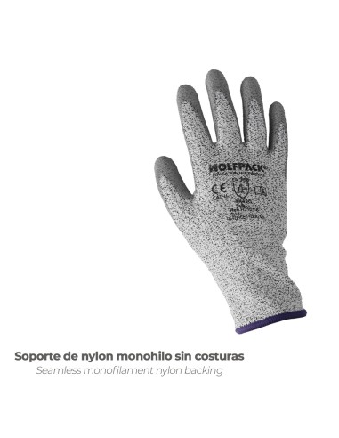 Guantes Anticorte Fibra De Vidrio Talla 7"