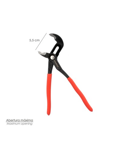 Tenazas Abertura Multiple Con Bloqueo 250 mm. Pico De Loro, Alicates Extensibles, Tenazas Fontanero