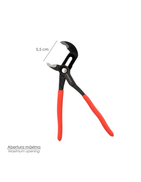 Tenazas Abertura Multiple Con Bloqueo 250 mm. Pico De Loro, Alicates Extensibles, Tenazas Fontanero