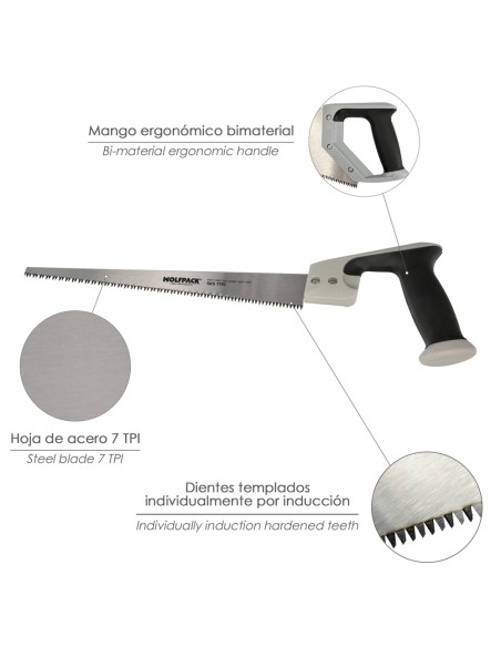 Serrucho Para Escayola Con Mango Hoja 30 cm.