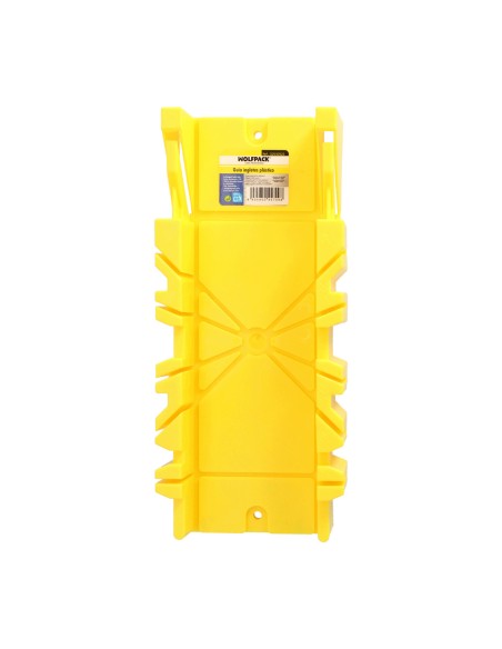 Guia Ingletes Plastico 10,5x 30 cm. Caja Ingletes, Caja Sierra Ingletadora, Guia Ingletadora. 3 Angulos