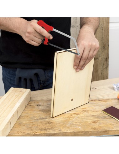 Hoja Segueta / Arco Sierra Marqueteria 155 mm. Fabricada en Acero, 24 TPI. Flexible y Duradera.