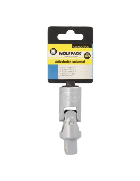 Articulacion Universal 1/2" Acero Cromo Vanadio, Aristas Redondas, Articulación Carraca, Articulacion Cardiana,
