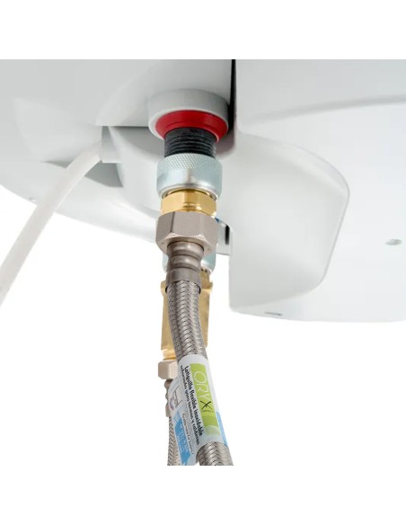 Latiguillo Flexible Reforzado Acero Inoxidable Termo Hembra 1/2" - Hembra 1/2" Longitud 300 mm