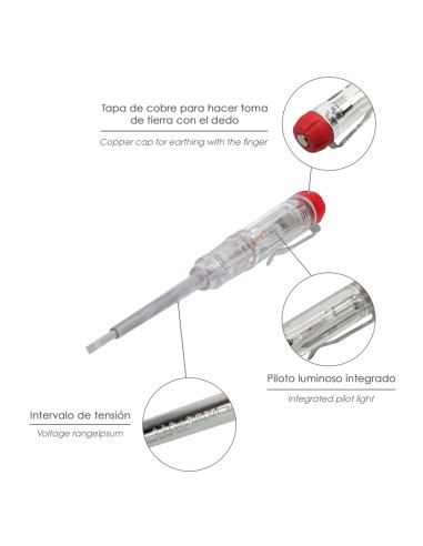 Destornillador Buscapolos 140 mm.