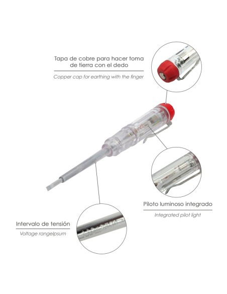 Destornillador Buscapolos 140 mm.