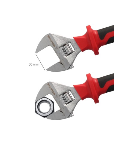 Llave Ajustable Aislada VDE 8". Llave Ajustable Aislada, Llave Inglesa, Llave Moleta Aislada,