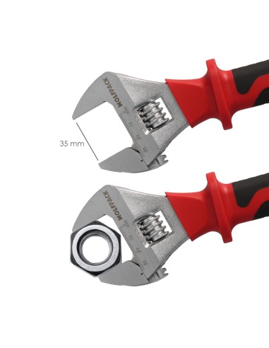 Llave Ajustable Aislada VDE 10". Llave Ajustable Aislada, Llave Inglesa, Llave Moleta Aislada,