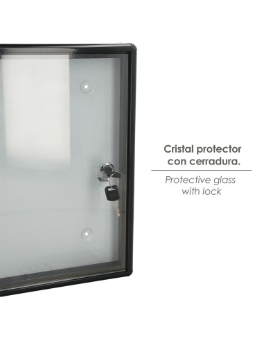 Tablon Anuncios Magnetico 48x35x5 cm.