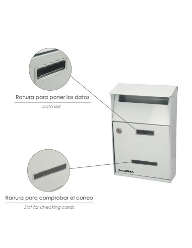 Buzon Exterior Country Blanco 215 x 320 x 105 mm.