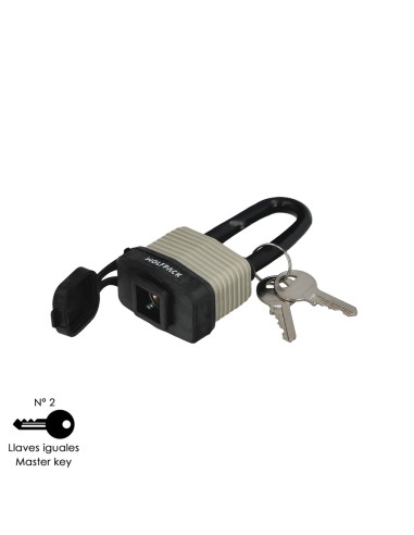 Candado Intemperie Arco Largo 30 mm.