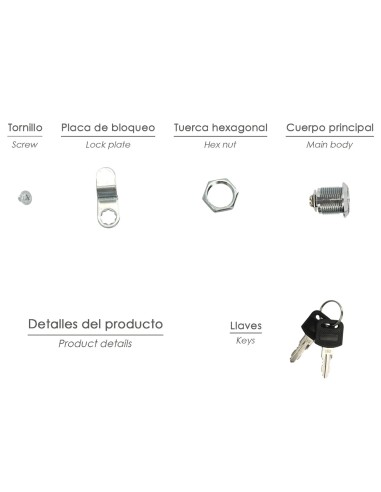 Cerradura Recambio Para Buzon Palace