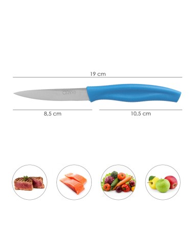 Cuchillo Nuuk Mondador Hoja Acero Inoxidable 9 cm. Azul (1 Unidad)
