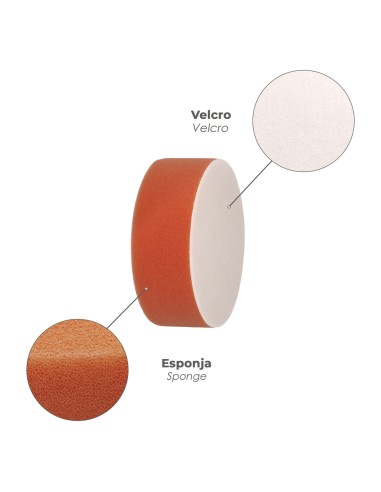Disco Pulidor Esponja Con Velcro Ø 125mm.