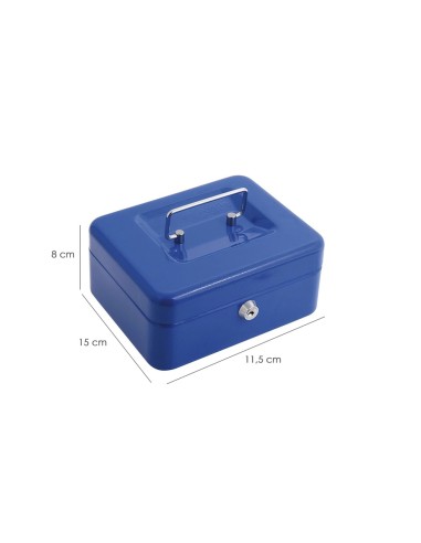 Caja Caudales Wolfpack Pintada Nº 1 150x115 mm. Con Bandeja Interior