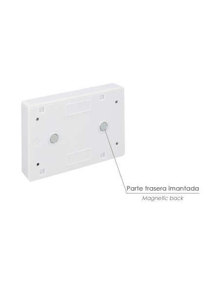 Linterna / Luces Led Para Pared / Armario A pilas (4 AAA) 250 Lumenes (Fijación Mediante Pegatina, Iman o Tornillos)