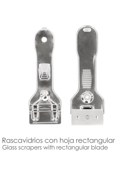 Rascavidrios Plastico Amarillo Hoja 43 mm. Rasqueta Vitroceramica, Rascador Vidrio, Rascador Vitroceramica,