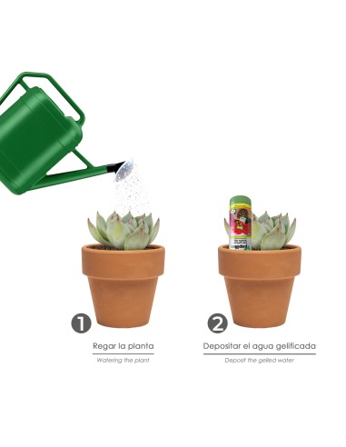 Agua Gelificada Para Riego Con Dispensador 300 ml.