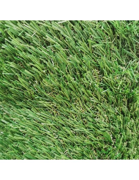 Cesped Artificial 33 mm. Rollo 1x5 metros. Césped Moqueta Para Interior y Exterior. Jardín, Terraza, Balcón. Uso Domestico