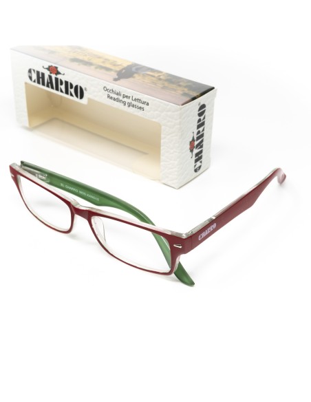 Gafas Lectura Kansas Rojo / Verde. Aumento +2,5 Gafas De Vista, Gafas De Aumento, Gafas Visión Borrosa