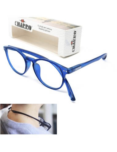 Gafas Lectura Connecticut Color Azul Aumento +1,0 Patillas Para Colgar Del Cuello , Gafas De Vista, Gafas De Aumento